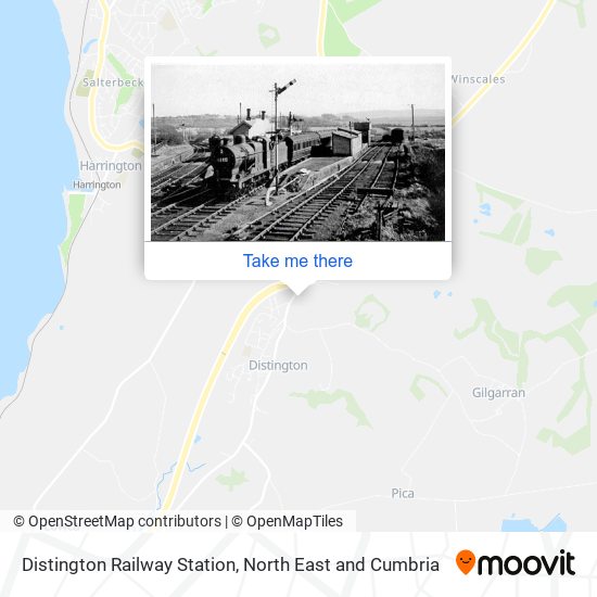 Distington Railway Station map