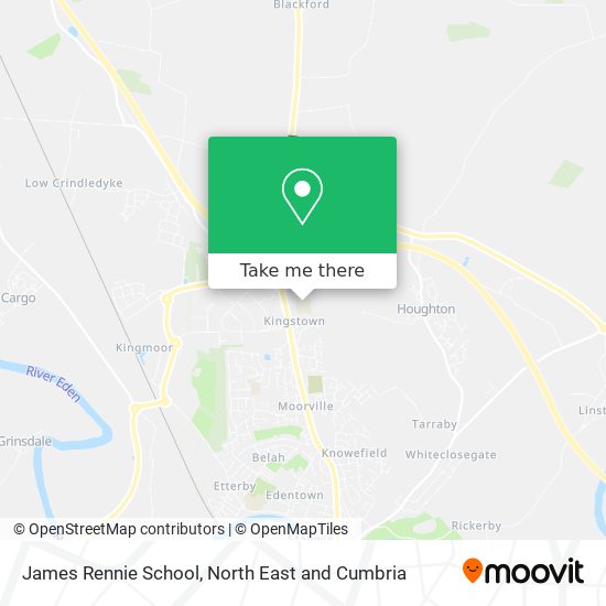 James Rennie School map