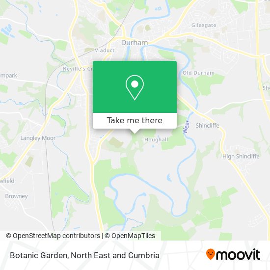 Botanic Garden map