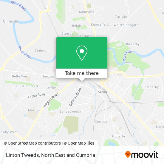 Linton Tweeds map