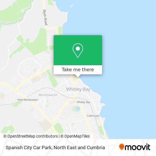 Spanish City Car Park map