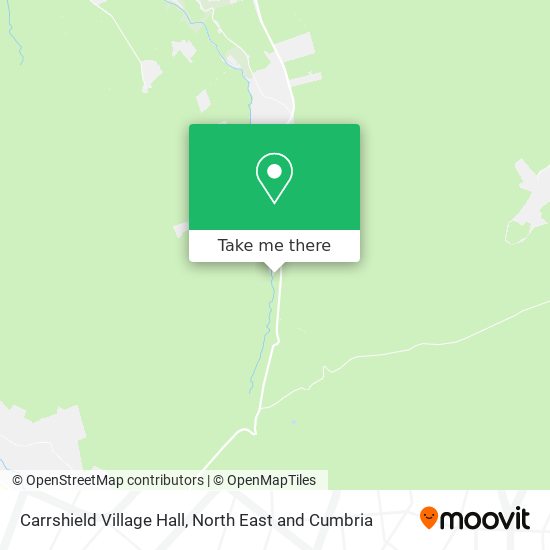 Carrshield Village Hall map