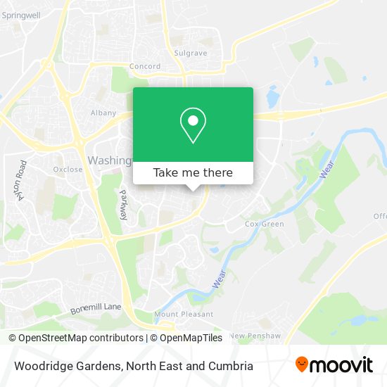 Woodridge Gardens map