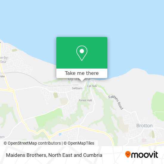 Maidens Brothers map