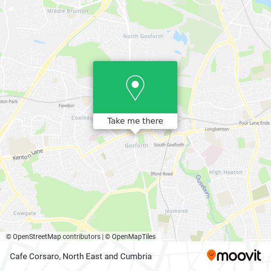Cafe Corsaro map
