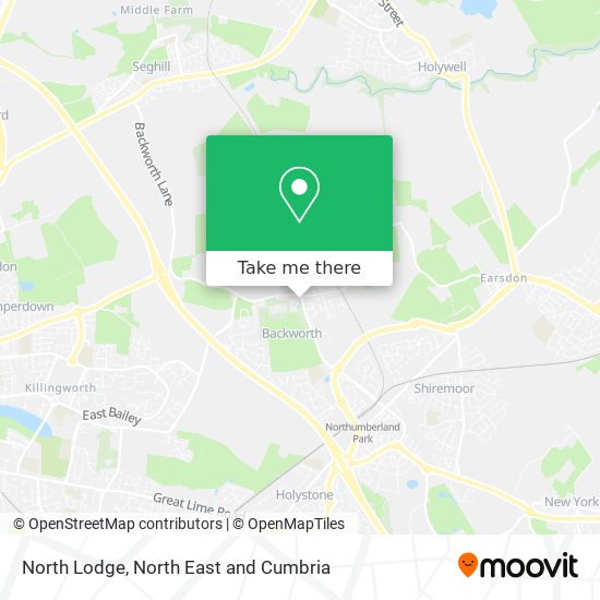 North Lodge map