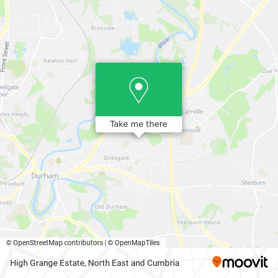 High Grange Estate map