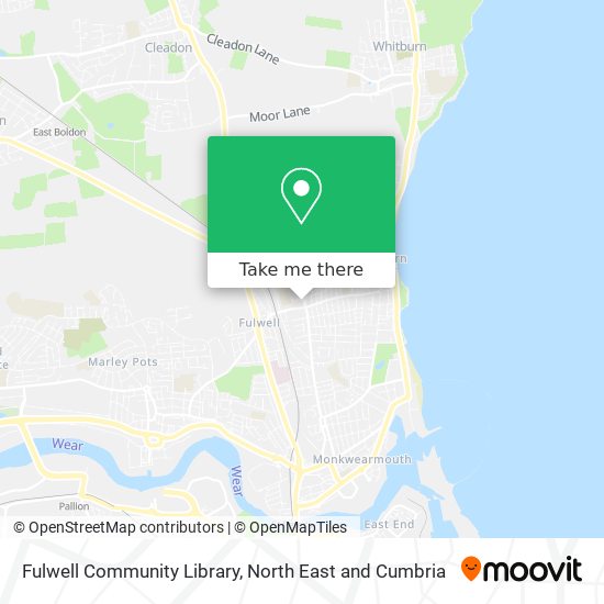Fulwell Community Library map