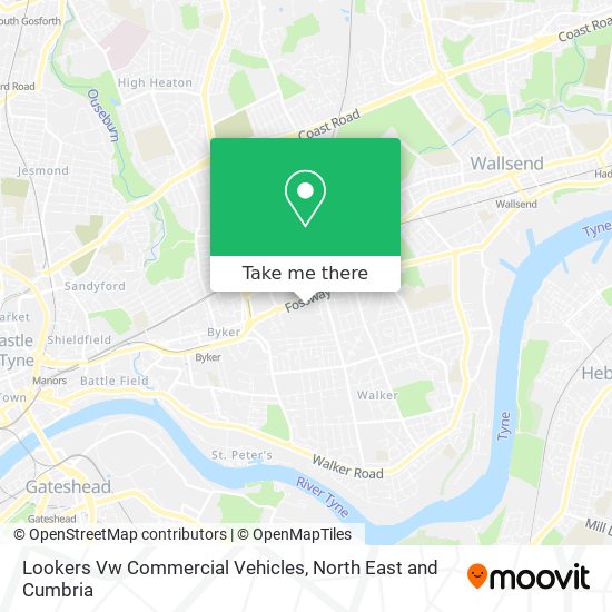 Lookers Vw Commercial Vehicles map