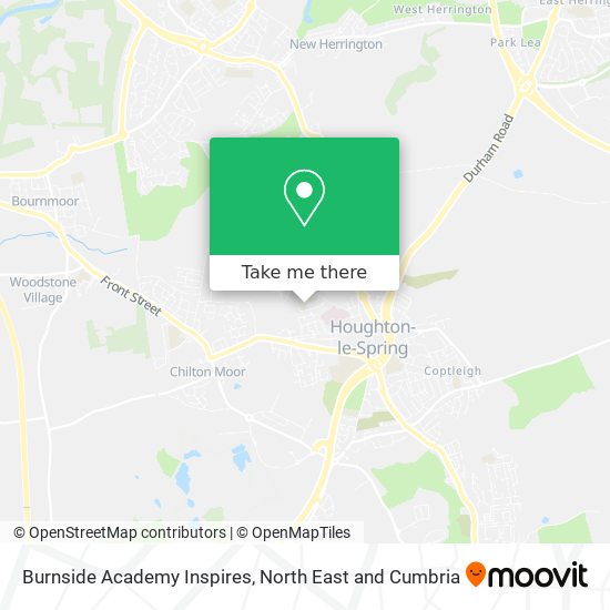 Burnside Academy Inspires map