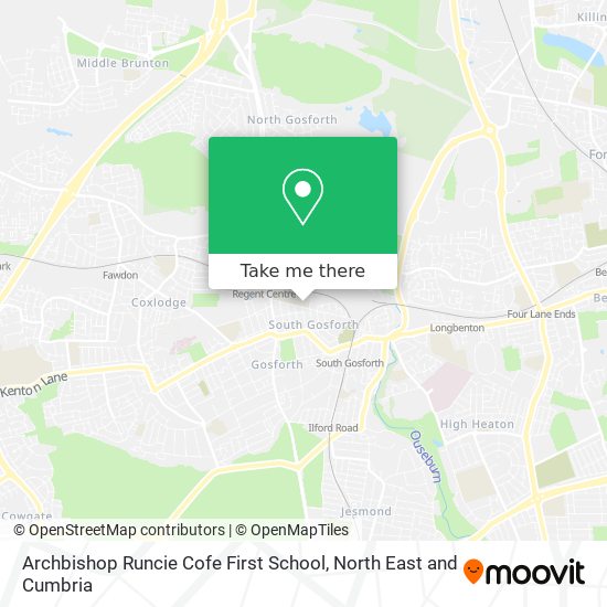 Archbishop Runcie Cofe First School map