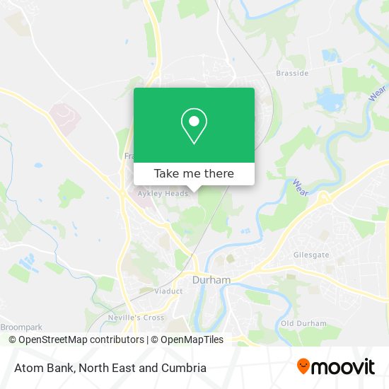 Atom Bank map