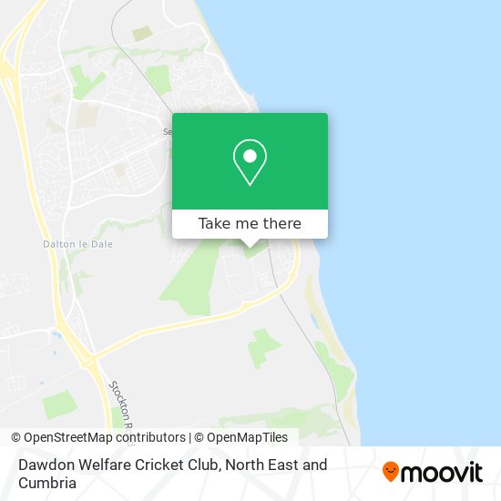 Dawdon Welfare Cricket Club map