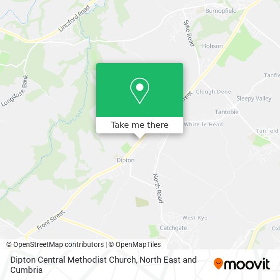 Dipton Central Methodist Church map