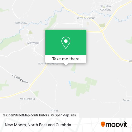 New Moors map