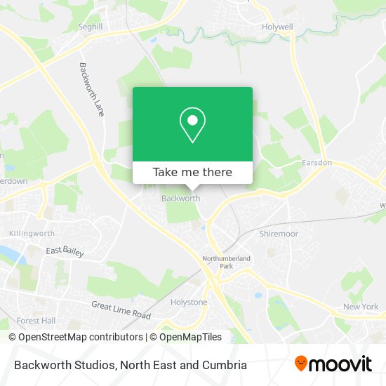 Backworth Studios map