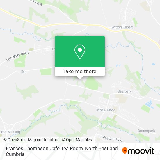 Frances Thompson Cafe Tea Room map