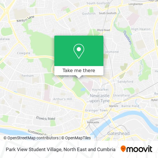 Park View Student Village map