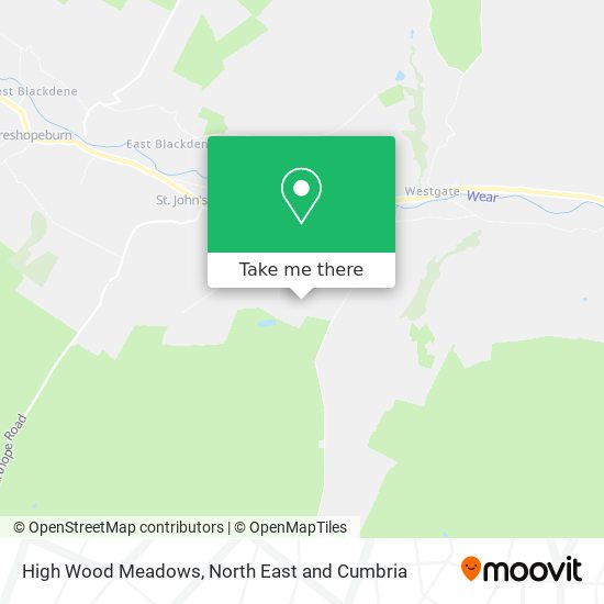 High Wood Meadows map