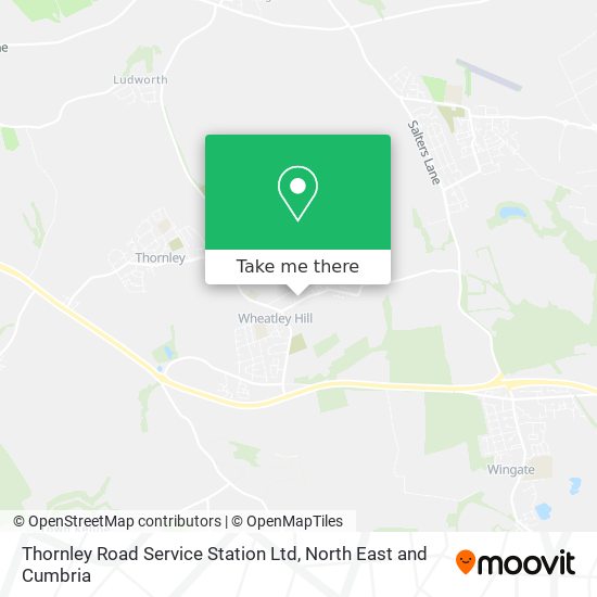 Thornley Road Service Station Ltd map