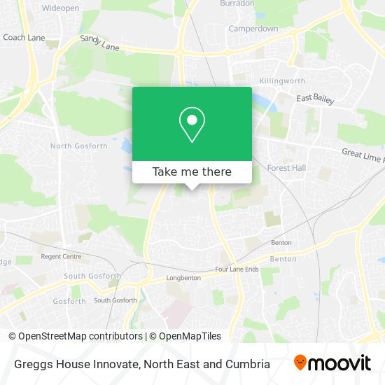 Greggs House Innovate map