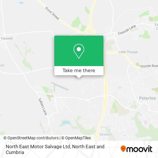 North East Motor Salvage Ltd map