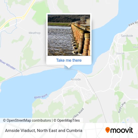 Arnside Viaduct map