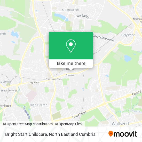 Bright Start Childcare map