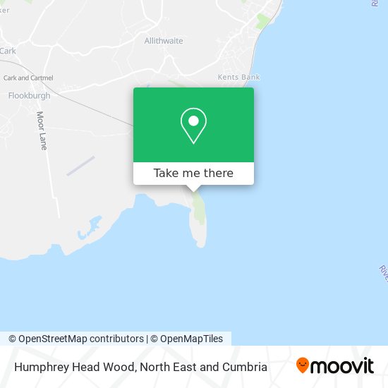 Humphrey Head Wood map