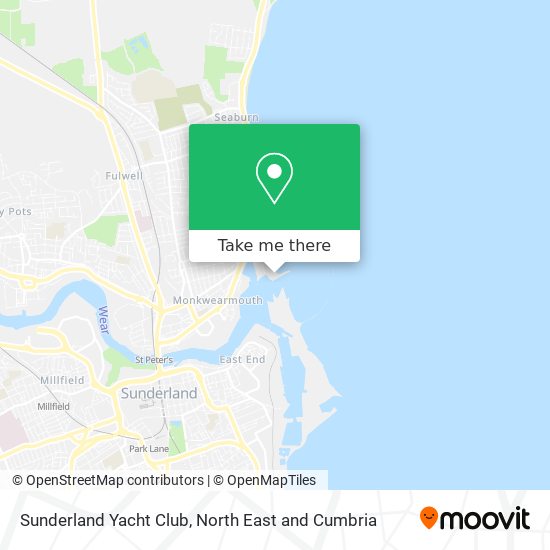 Sunderland Yacht Club map