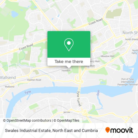 Swales Industrial Estate map