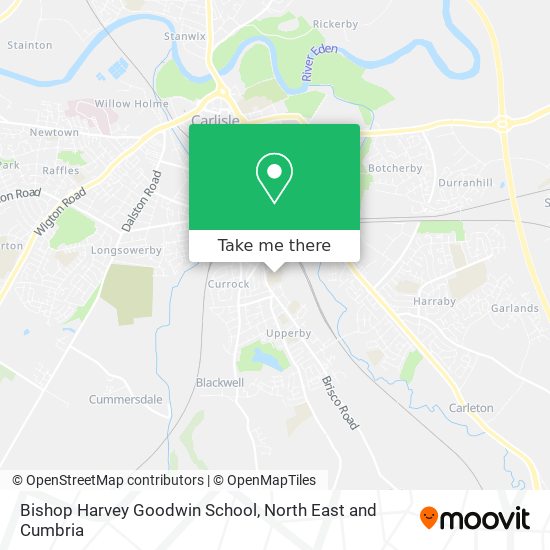 Bishop Harvey Goodwin School map