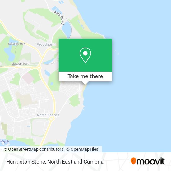 Hunkleton Stone map