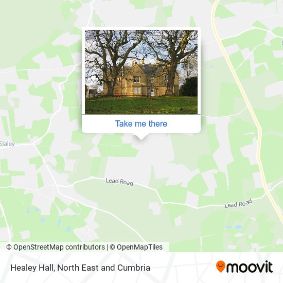 Healey Hall map