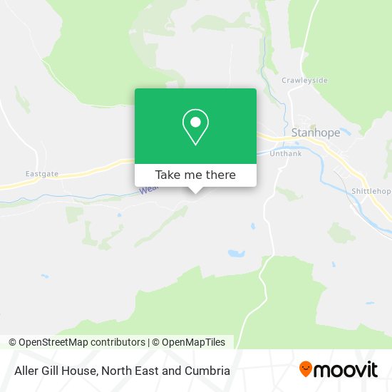 Aller Gill House map