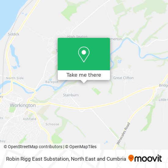 Robin Rigg East Substation map