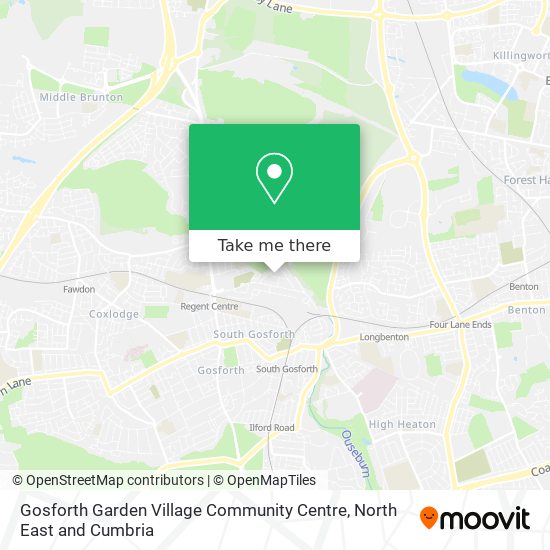 Gosforth Garden Village Community Centre map