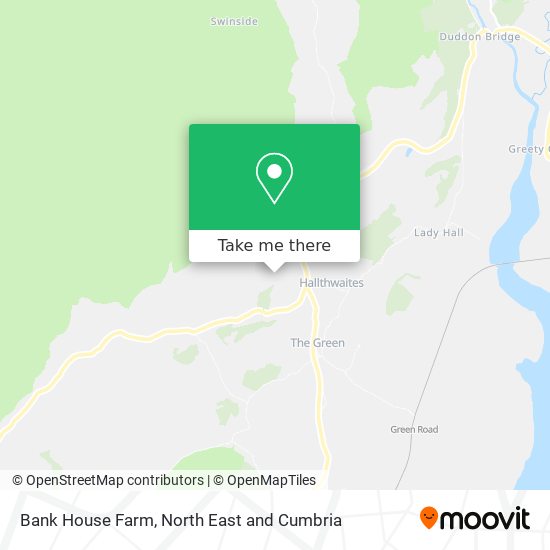 Bank House Farm map