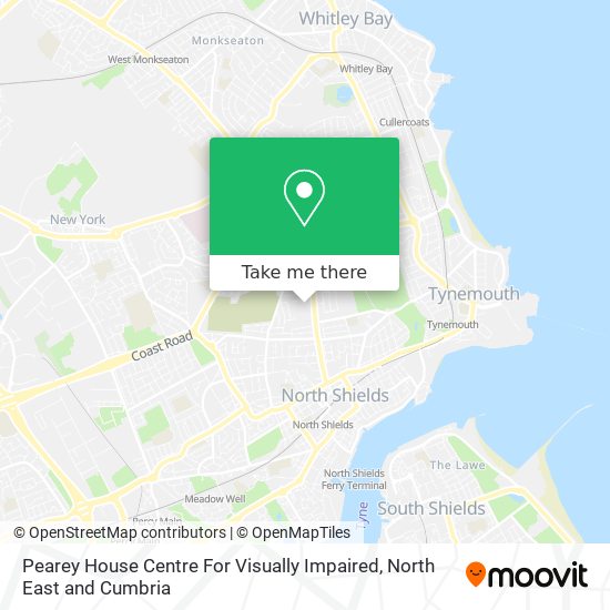 Pearey House Centre For Visually Impaired map