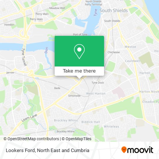 Lookers Ford map