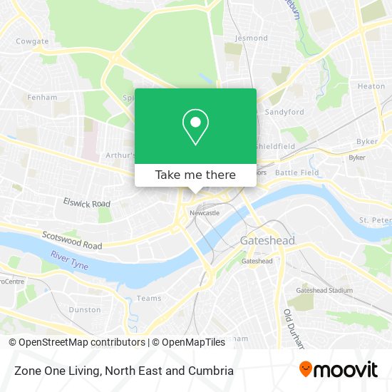 Zone One Living map