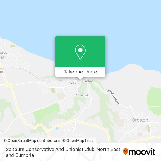 Saltburn Conservative And Unionist Club map