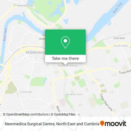 Newmedica Surgical Centre map
