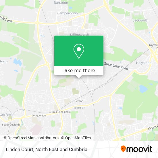 Linden Court map
