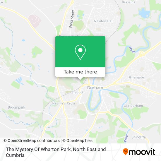 The Mystery Of Wharton Park map