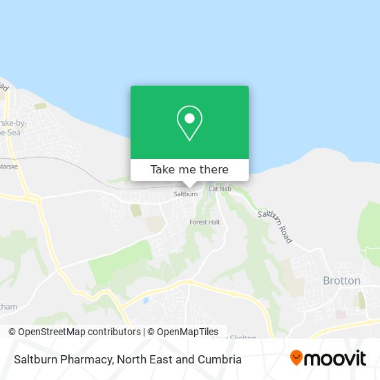 Saltburn Pharmacy map