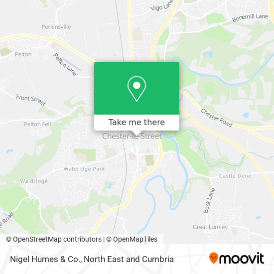 Nigel Humes & Co. map