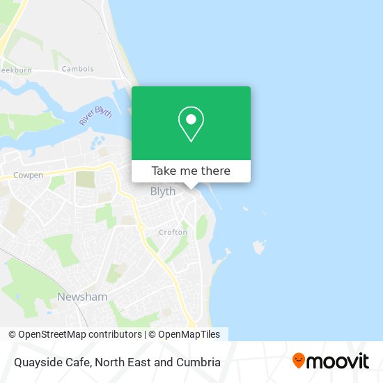 Quayside Cafe map