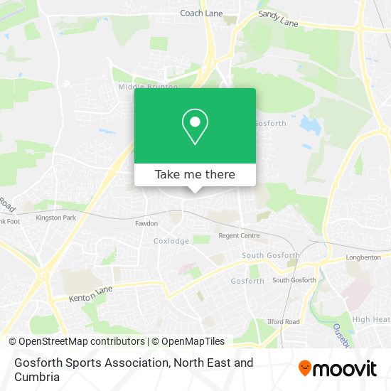 Gosforth Sports Association map