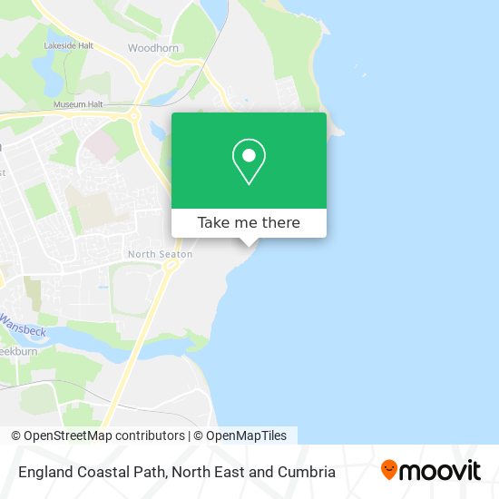 England Coastal Path map
